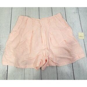 Free People Calla Linen Blend Shorts Trouser Shorts Womens Size 6 READ NWOT